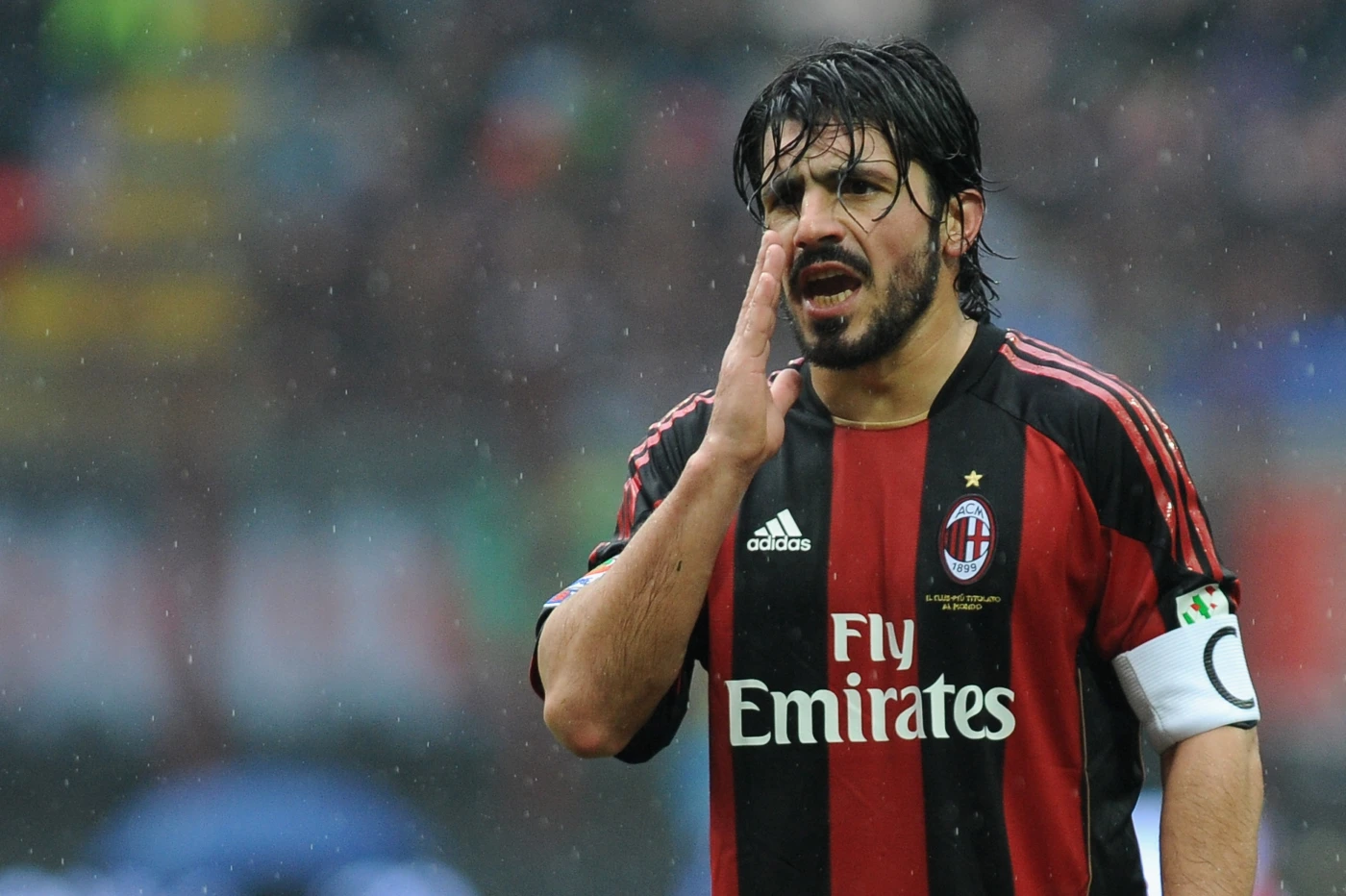 Gattuso pelo Milan (Imagem: AC Milan)