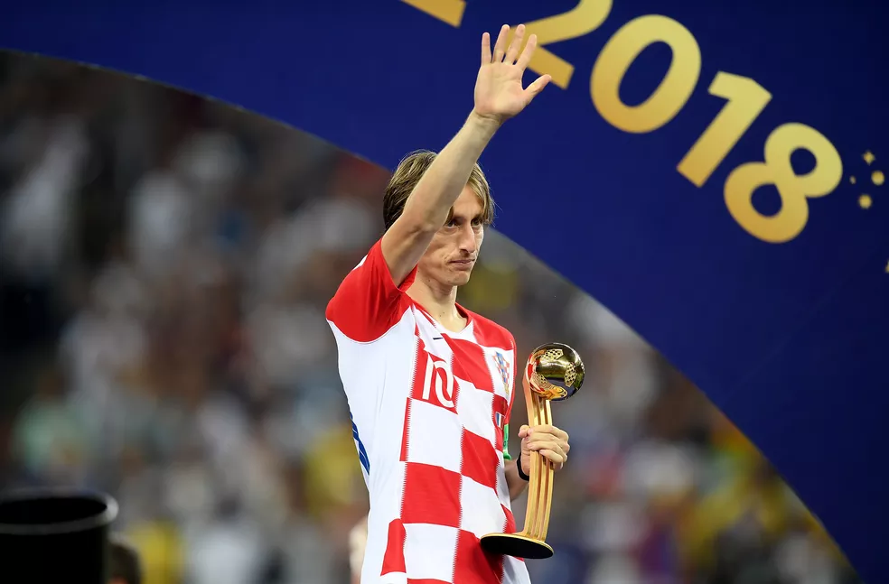 Modric Bola de Ouro Copa do Mundo Croácia