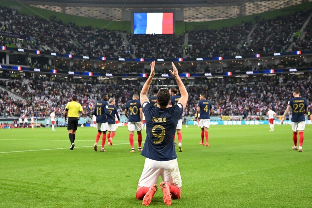 Campeão mundial manda recado à Giroud após gol contra Polônia