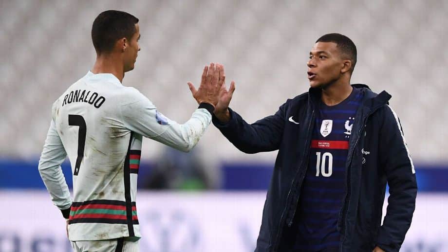 Mbappé homenageia Cristiano Ronaldo