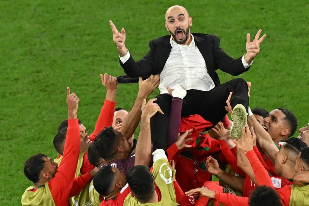 Técnico da Seleção do Marrocos mostra ânimo com feito histórico na Copa do Mundo