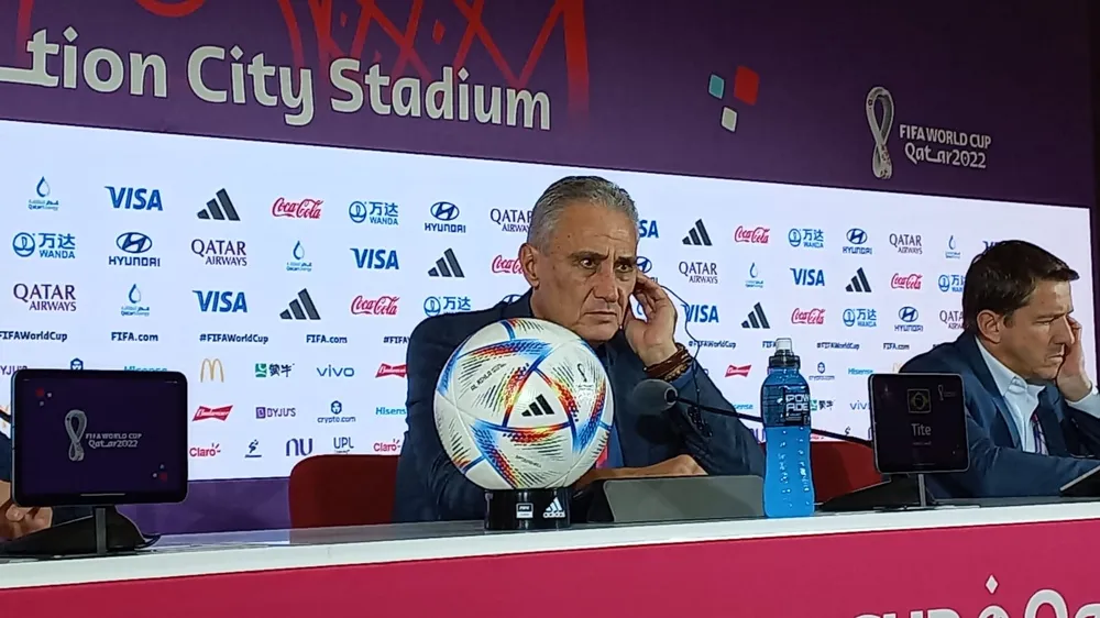 Entrevista coletiva Tite após Brasil x Croácia