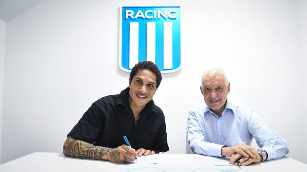 Guerrero assina contrato com o Racing