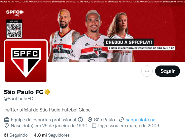 Clubes brasileiros mais populares no Twitter