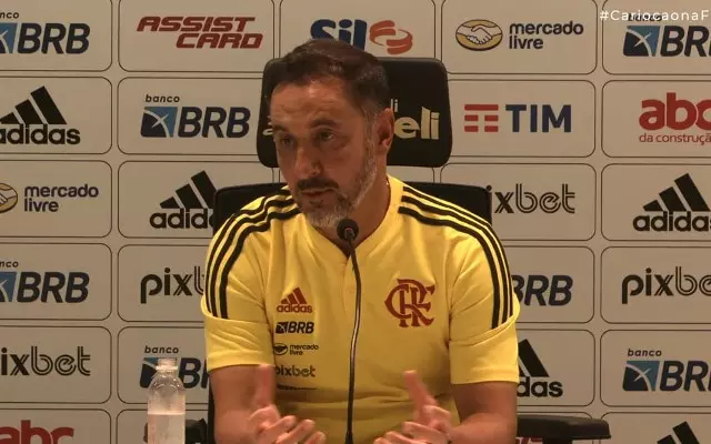 Vitor Pereira, técnico do Flamengo, aposta em goleada para aumentar confiança na final da Supercopa