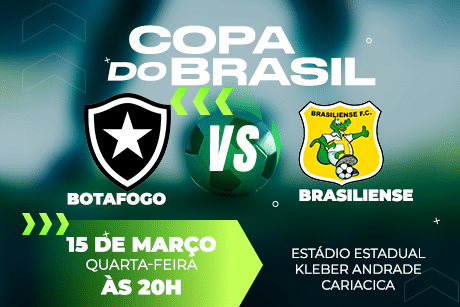 Palpite Botafogo x Brasiliense: Quem avança na Copa do Brasil?
