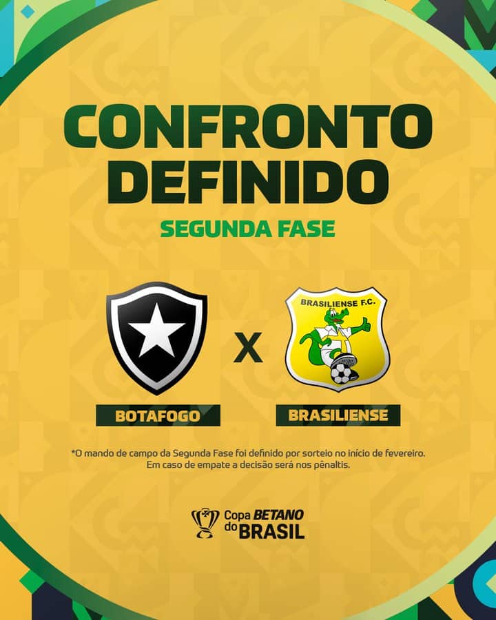 Botafogo x Brasiliense: onde assistir ao vivo, horário e escalações