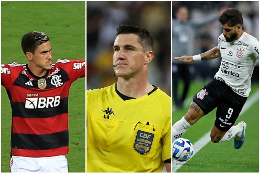 Vai dar bom? Árbitro de Flamengo x Corinthians desperta dúvidas das torcidas e o motivo surpreende