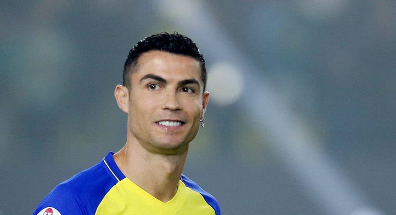 O ar de Cristiano Ronaldo