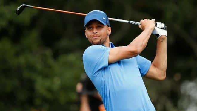 Inevitável! Stephen Curry acerta tacada improvável e faz história no golf