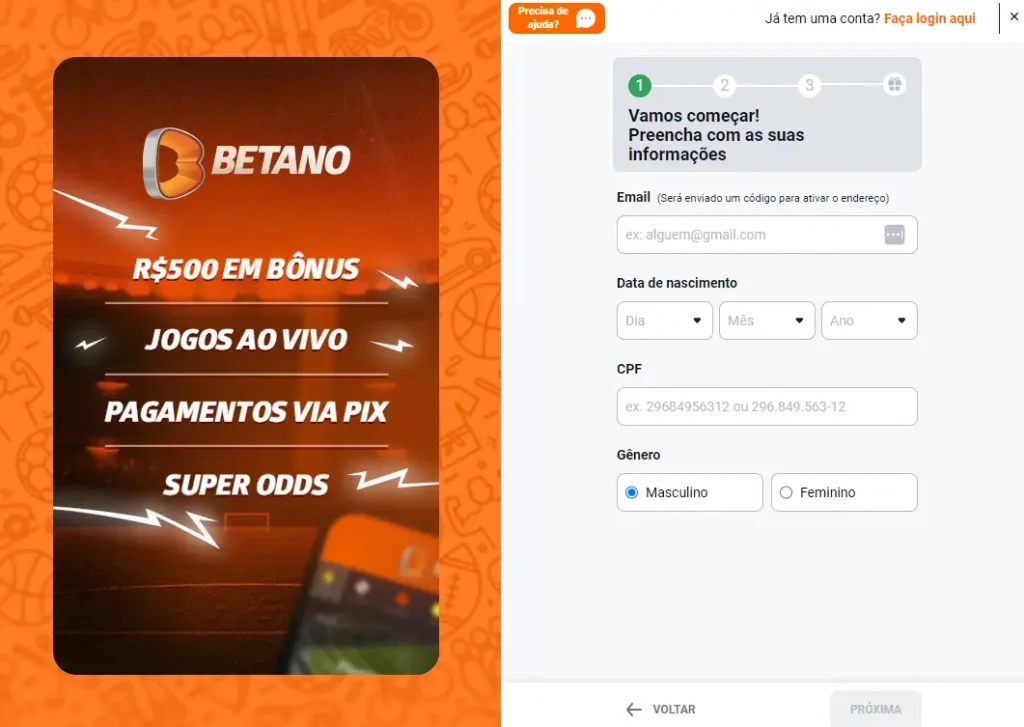 Betano Cadastro – Comece a apostar no site em [auto_last_update format="Y" before=""]