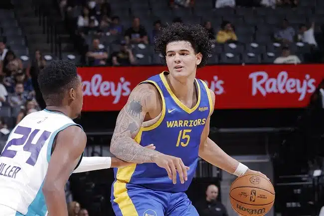 Gui Santos coloca Warriors contra parede em busca de uma vaga na NBA