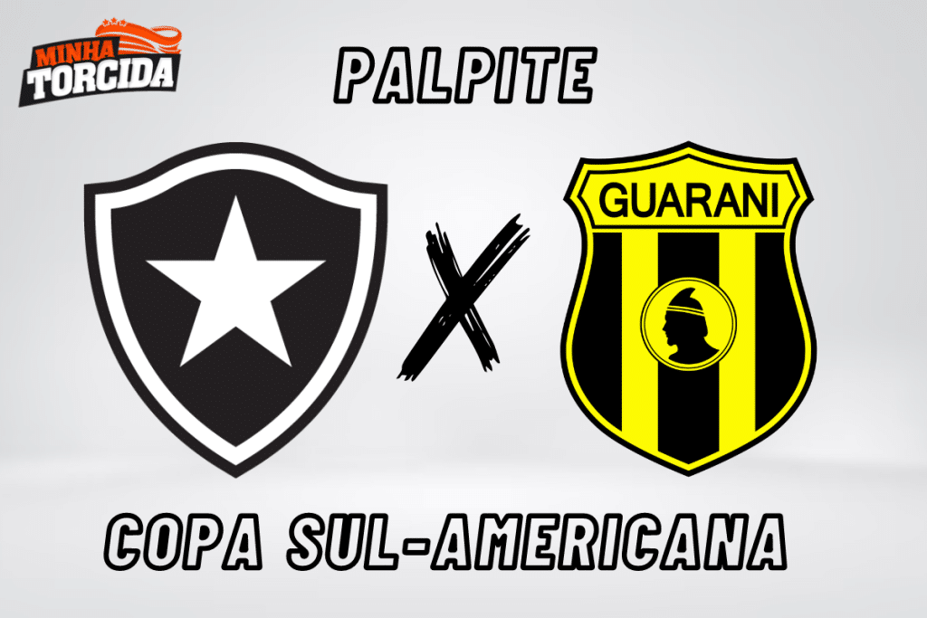 Palpite Guaraní-PAR x Botafogo - Sul-Americana - 09/08/2023