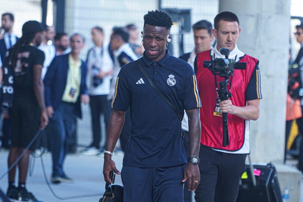 Foto: (Icon Sport) - Vini Jr sofreu uma lesão muscular no Real Madrid