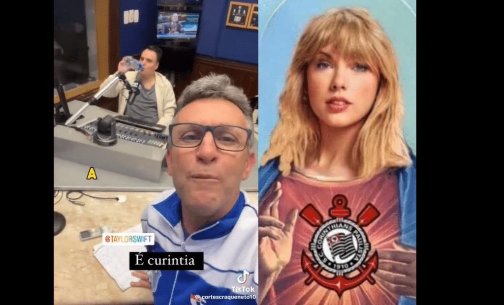 Amuleto do Corinthians: Craque Neto faz pedido inusitado para Taylor Swift