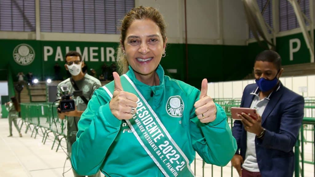 Foto: (Fabio Menotti/Palmeiras) - Leila Pereira tem uma fortuna bilionária