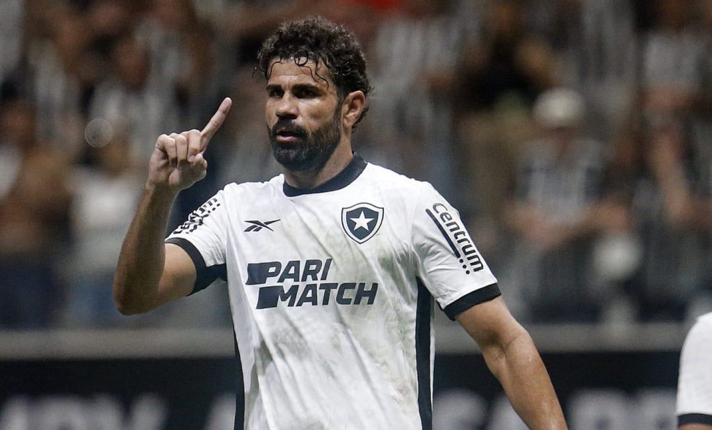 Foto: (Vitor Silva/Botafogo) - O gol anulado de Diego Costa dividiu opiniões no Botafogo
