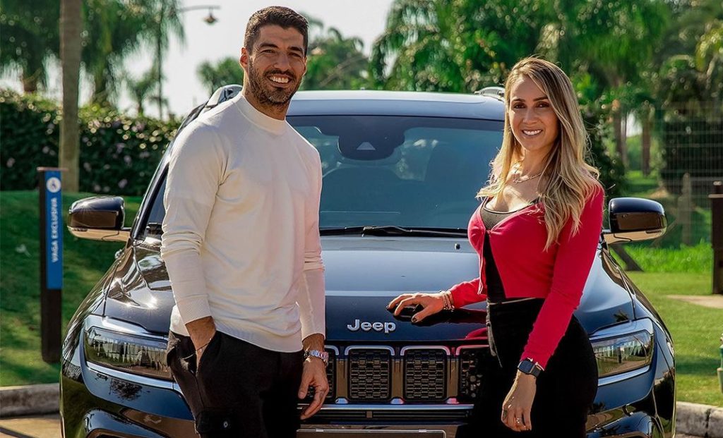 Foto: (Reprodução/Luis Suárez/Instagram) - Sofia Balbi, esposa de Luis Suárez