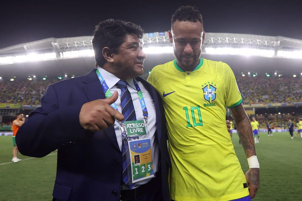 Foto: (Vitor Silva/CBF) - Neymar xingou o presidente da CBF, Ednaldo Rodrigues, na Seleção Brasileira