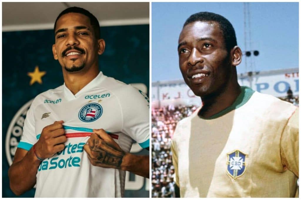 Lateral do Bahia, Gilberto faz o gol que Pelé não fez